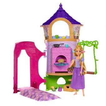 Disney Prinsesse Lekesett med dukke - Rapunzel's Tårn
