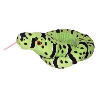 Wild Republic Snakesss Plysjbamse 137cm - Grønn Slange