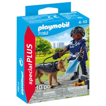 Playmobil Special Plus - Politi med sporhund 71162