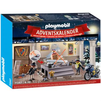 Playmobil 102 Deler - Julekalender: Museumstyveri 71347