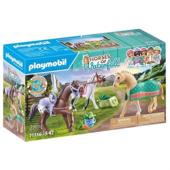 Playmobil Horses of Waterfall - Hester med tilbehør 71356