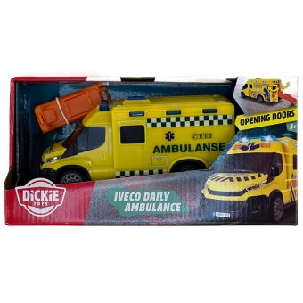 Dickie Toys Lekebil Norsk Versjon - Iveco Daily Ambulanse