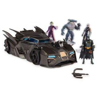 DC Comics Batman Lekebil og Figur 10cm - Crusader Batmobile