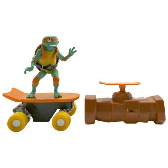 Turtles Mutant Mayhem Radiostyrt Skateboard - Michelangelo