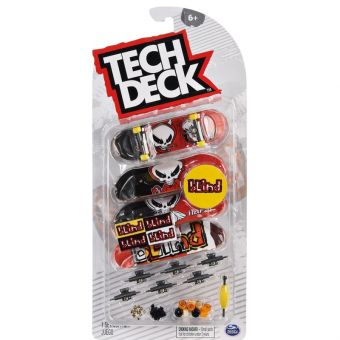 Tech Deck Fingerskateboard 4-Pakning - Blind