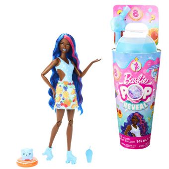 Barbie Pop Juicy Fruits Reveal Dukke - Fruktpunsj