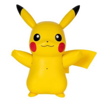 Pokémon Train & Play Figur m/ 50+ reaksjoner - Pikachu