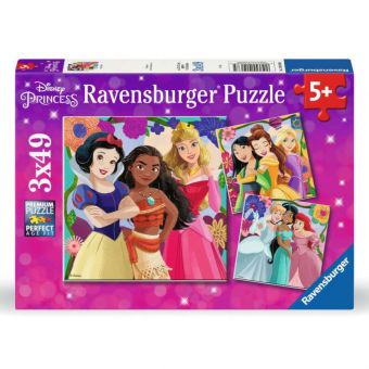 Ravensburger Puslespill 3x49 Brikker - Disney Prinsesser