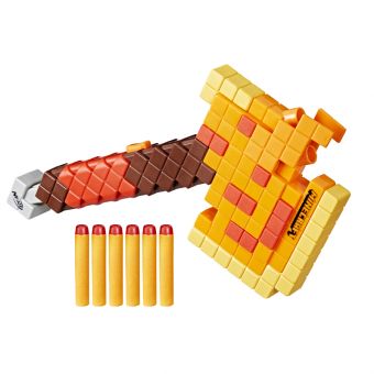 Nerf Minecraft Blaster m/ 6 skumpiler - Firebrand