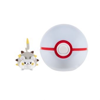 Pokemon Clip 'N' Go Figur - Toqedemaru og Premier Ball