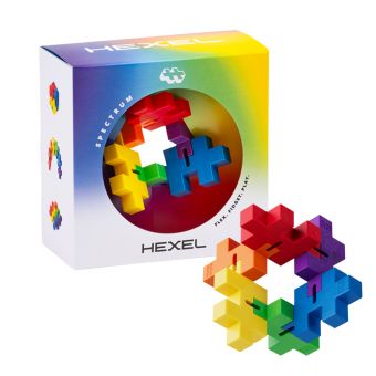 Plus Plus HEXEL Fidget - Spectrum