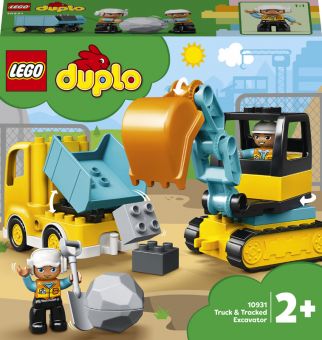 LEGO Duplo - Lastebil og beltegravemaskin 10931