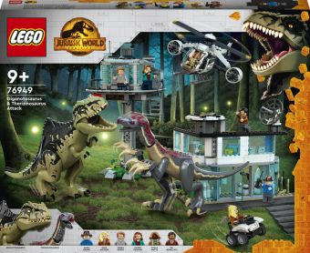 LEGO Jurassic World - Giganotosaurus og Therizinosaurus angriper 76949