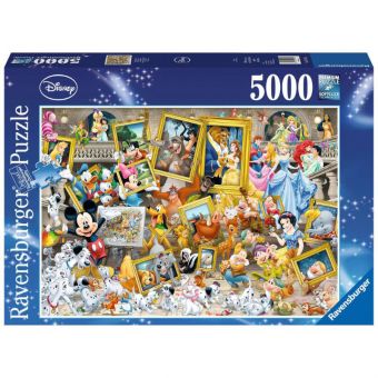 Ravensburger Puslespill 5000 Brikker - Disney Antikk Multikarakterer