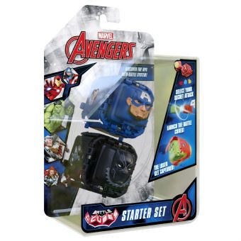 Marvel Battle Cubes 2-pakning - Captain American vs. Black Panther