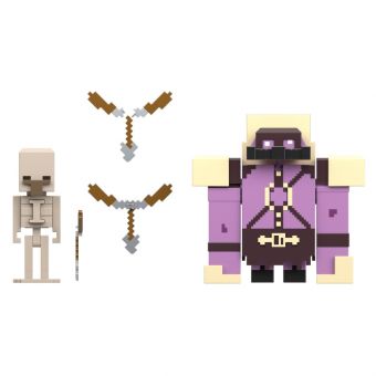 Minecraft Legends Figur 8cm - Pigmadillo vs Skeleton