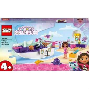 LEGO Gabby's Dollhouse - Gabby og MerCats skip og spa 10786