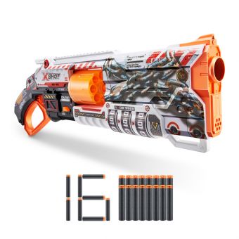 X-Shot Skins Blaster m/ 16 skumpiler - Lock Blaster