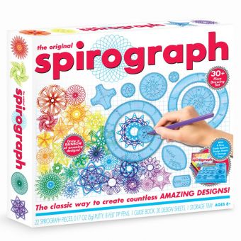 Spirograph Designsett m/ 30+ deler