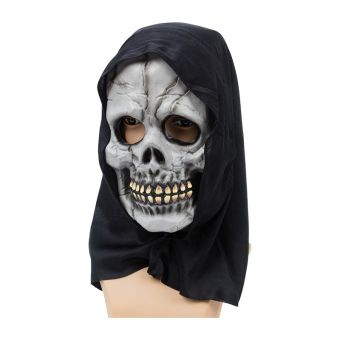 Halloween Silikon Maske Voksen - Skjelett