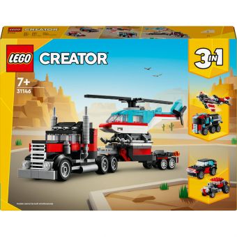 LEGO Creator - Trailer med helikopter 31146