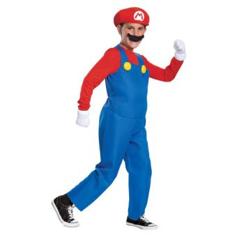 Super Mario Kostyme 7-8 år (127-136cm)