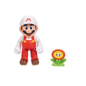 Nintendo Super Mario Figur 10cm - Mario m/ ildblomst