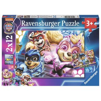 Ravensburger Puslespill 2x12 Brikker - Paw Patrol: The Mighty Movie