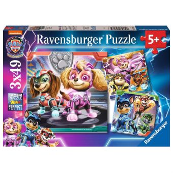 Ravensburger Puslespill 3x49 Brikker - Paw Patrol: The Mighty Movie