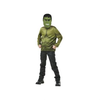 Marvel Avengers Overdel og Maske Kostyme - Hulk