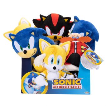 Sonic the Hedgehog Plysjbamse 23cm (assortert)