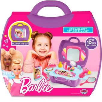 Barbie Hår- og Sminkestasjon 10+ Deler