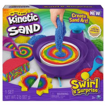Kinetic Sand Lekesand Lekesett - Swirl N Surprise