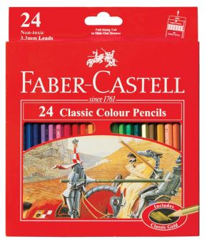 Faber Castell fargeblyanter-  24 stk 