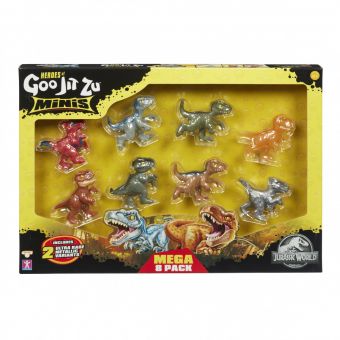 Goo Jit Zu Minis 8-pakning - Jurassic World