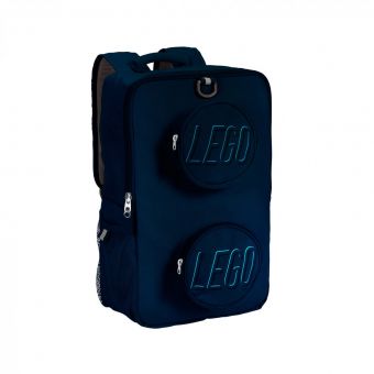 Legobrikkeryggsekk marinblå 18L