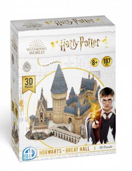 Harry Potter 3D Puslespill 187 Brikker - Hogwards Great Hall