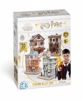 Harry Potter 3D Puslespill 273 Brikker - Diagon Alley