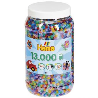 Hama Midi 13000 perler i boks - Mix 53