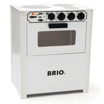 BRIO Komfyr tre hvit 31357