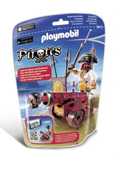 Playmobil Pirates - Fribytter med Rød Kanon 6163