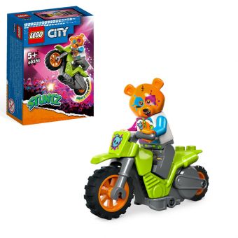 LEGO City - Stuntmotorsykkel med bjørn 60356