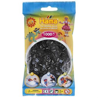 Hama Midi 1000 perler - Svart 18