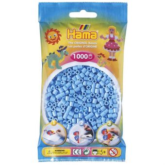 Hama Midi 1000 perler - Lys Blå 46