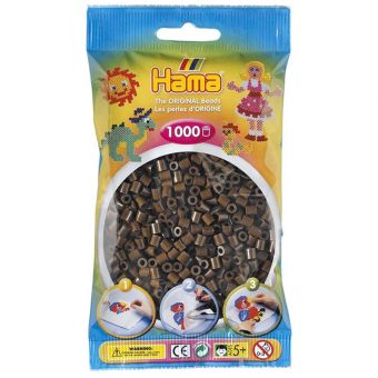 Hama Midi 1000 perler - Brun 12