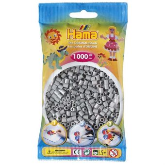 Hama Midi 1000 perler - Grå 17