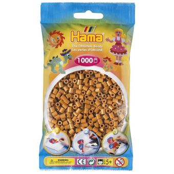 Hama Midi 1000 perler - Lys Brun 21