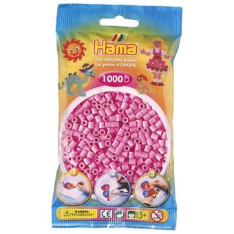 Hama Midi 1000 perler - Pastellrosa 48