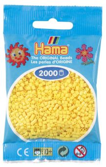 Hama Mini 2000 Perler - Gul 03