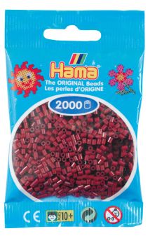 Hama Mini 2000 perler Burgunder 30